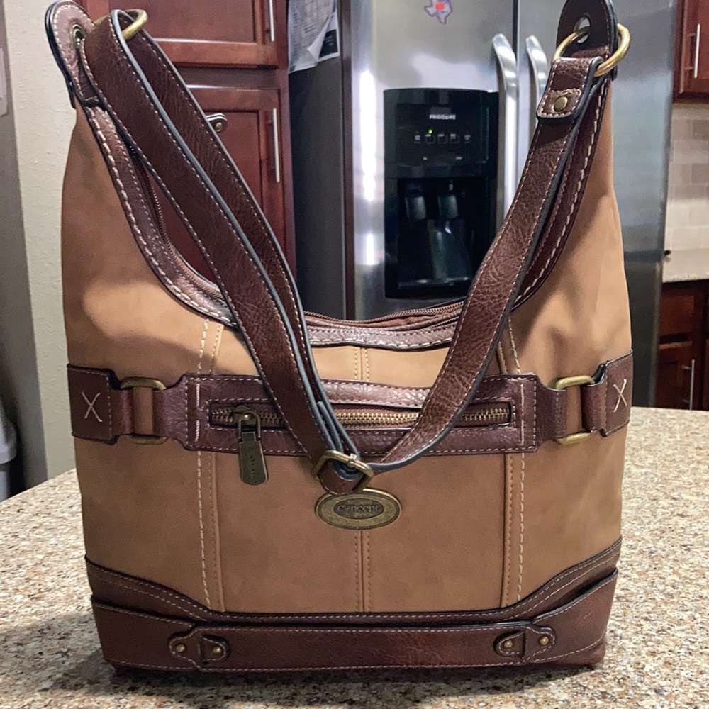 NWOT brown y2k shoulder bag